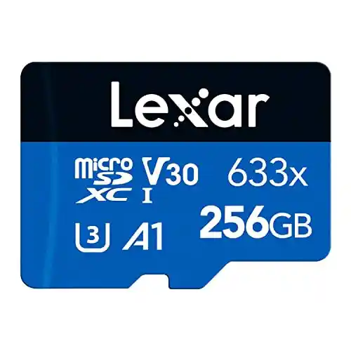 Tarjeta Micro SD 256GB Lexar 633x