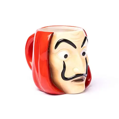 Taza 3D La casa de papel cerámica