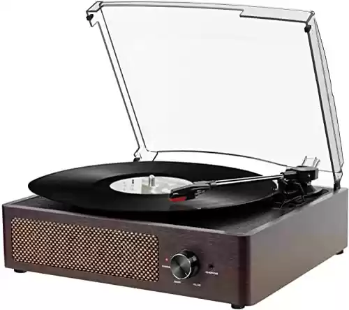 Tocadiscos Vinilo Bluetooth con Altavoces Incorporadas