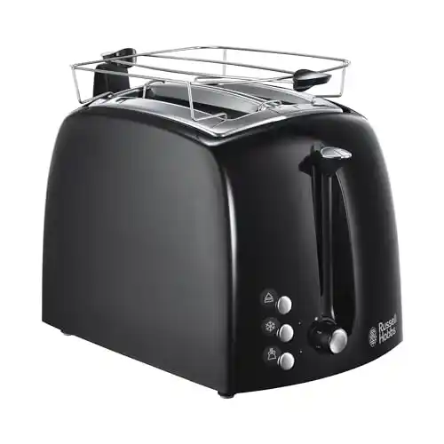 Tostadora Russell Hobbs Textures Plus de 2 Ranuras Cortas y Anchas