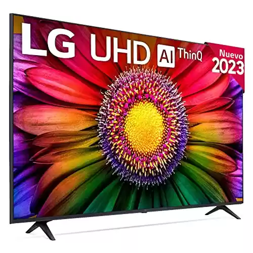 TV 65" 4K LG 65UR80006LJ, Serie 80, 2023