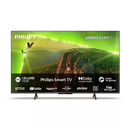 TV PUS8118 Philips 4K LED Smart Ambilight de 65 Pulgadas UHD 4K