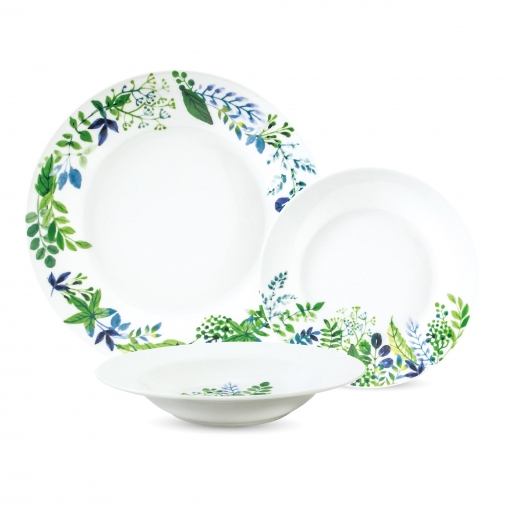 Vajilla Porcelana CARREFOUR HOME Spring 18 pzas