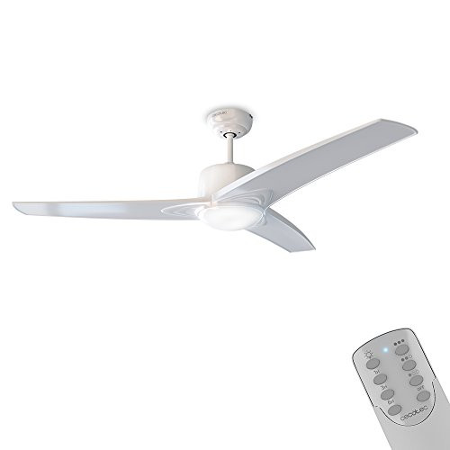 Ventilador de Techo con Mando a Distancia, Temporizador y Luz LED Cecotec EnergySilence Aero 550