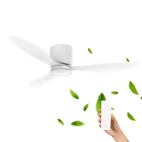 Ventilador LED de Techo Mellerware 40W, 6 Velocidades, Ultra silencioso, Mando, Función Verano-Invierno, Temporizador